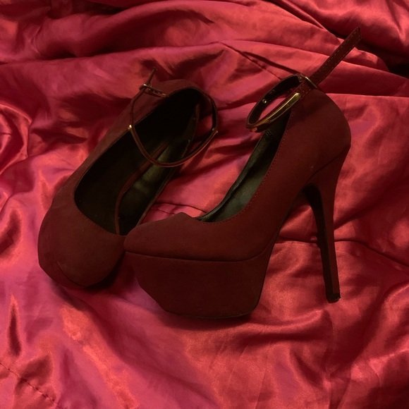 Qupid Shoes - Red Heels